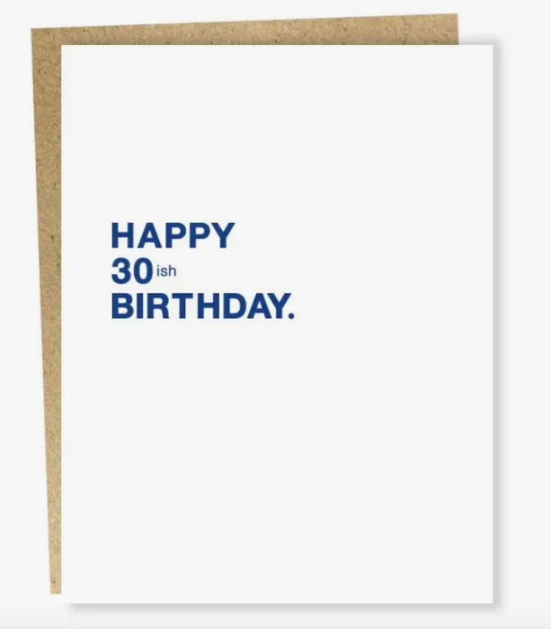 30ish Card