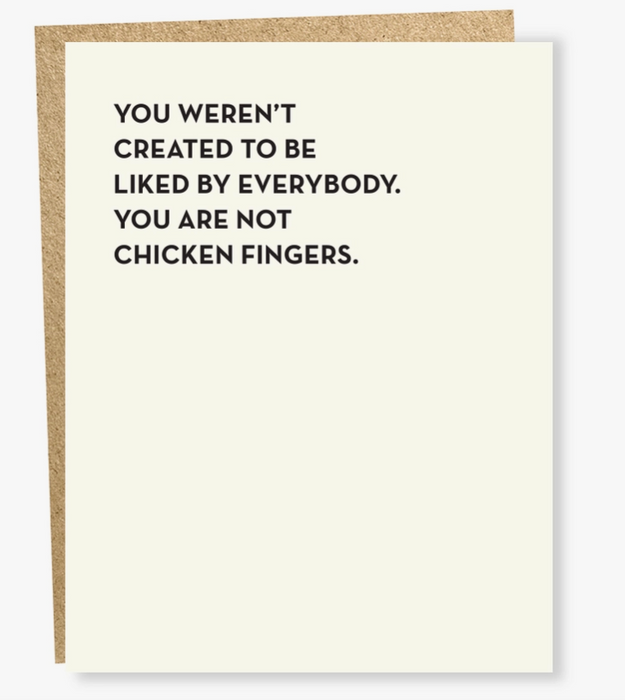 Chicken Fingers Card