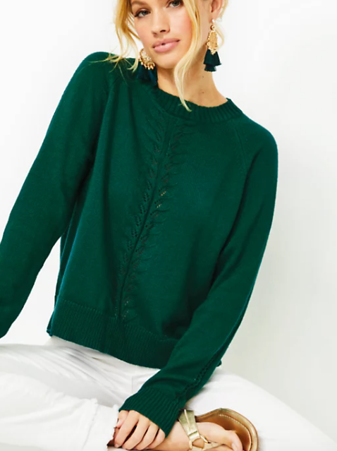 Esma Sweater | Evergreen