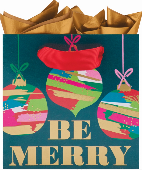 Outlandish Merry Ornaments Gift Bag | Petite