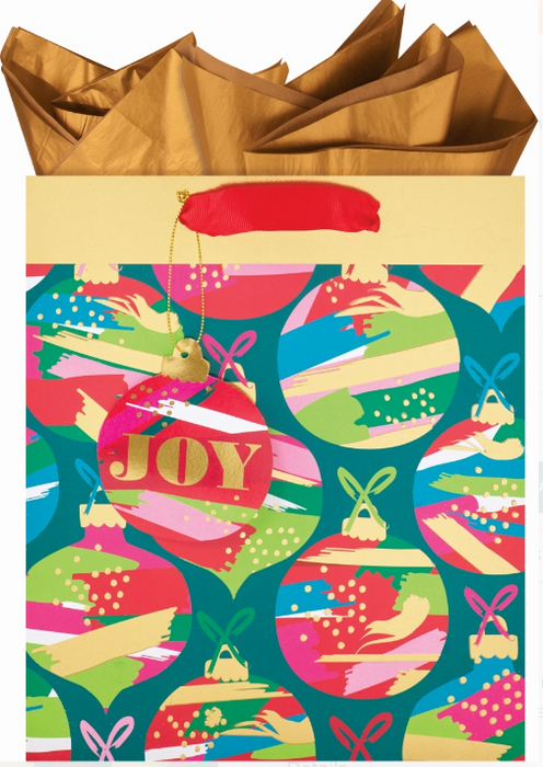 Outlandish Joy Ornaments Gift Bag | Medium