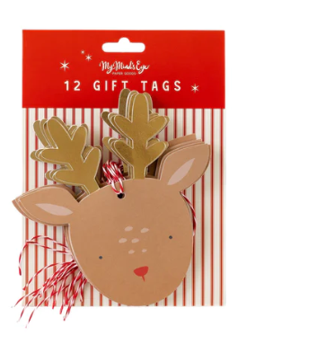 Oversized Reindeer Gift Tags