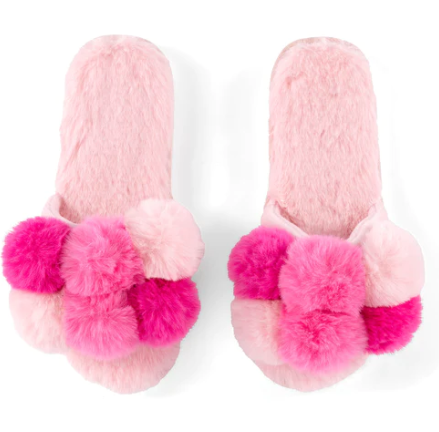 Carina Pink Slippers | L/XL