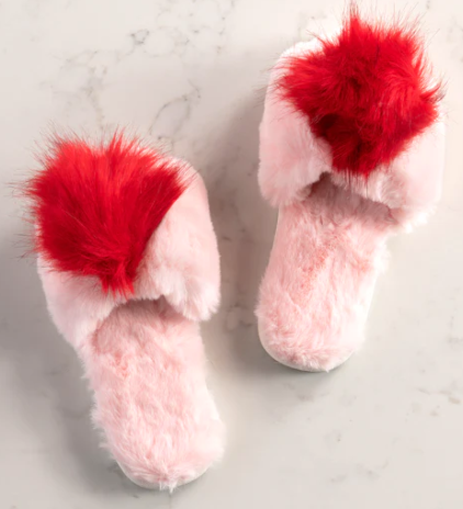 Pink Amor Slippers | L/XL