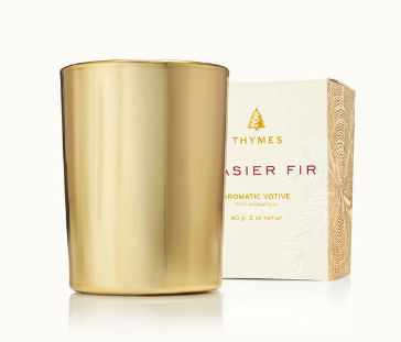 Frasier Fir Thymes Gold Votive