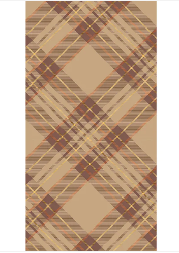 Autumn Plaid Guest Napkin