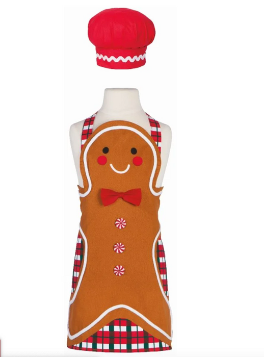 Child's Gingerbread Apron/Hat Set