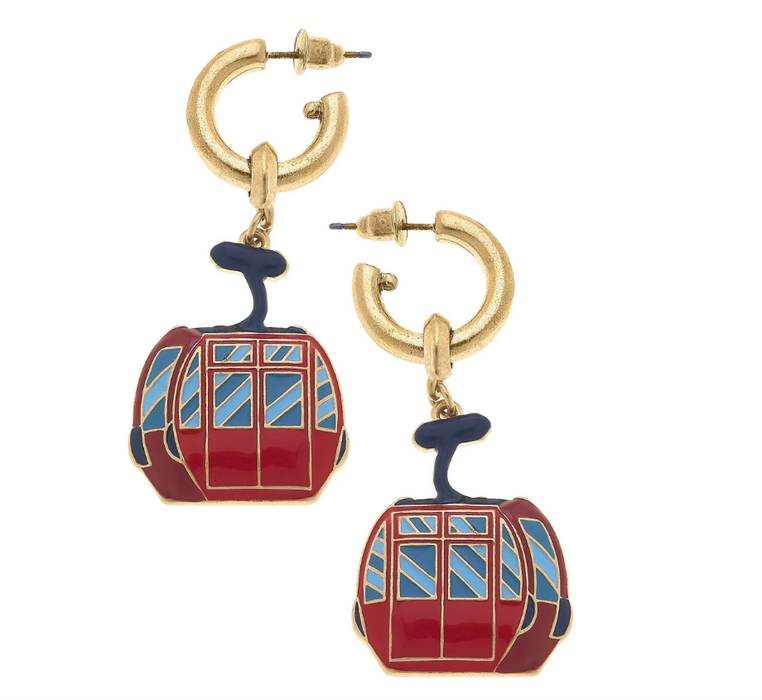 Ski Gondola Earrings