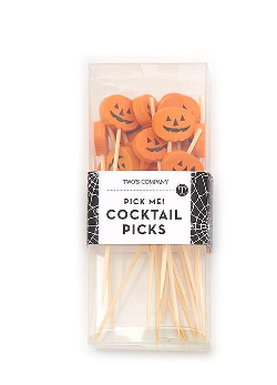 Jack O Lantern Appetizer Pick Set