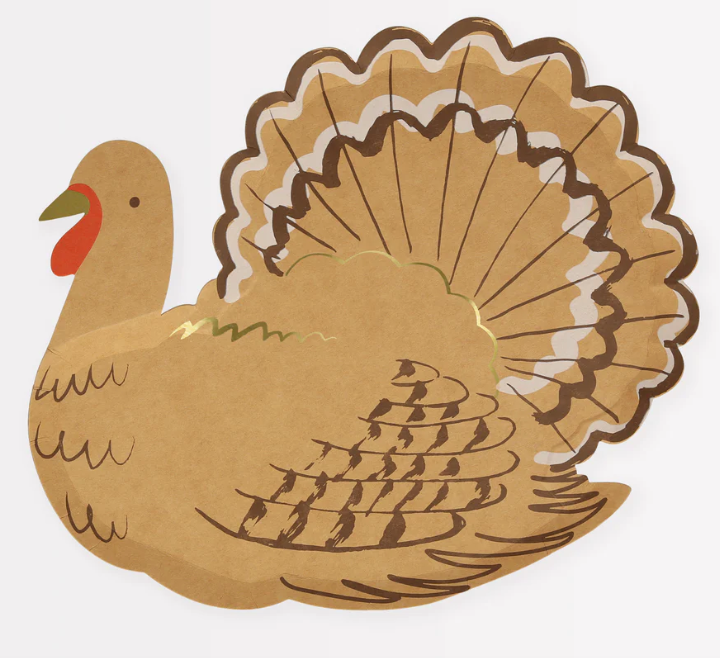 Die Cut Turkey Plates