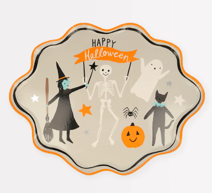 Happy Halloween Plates