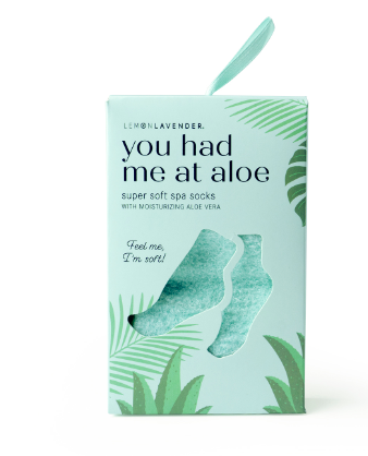 Had Me at Aloe Socks | Blue
