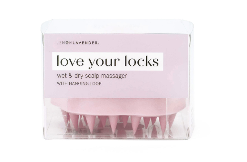 Love Your Locks Wet/Dry Scalp Massager | Purple