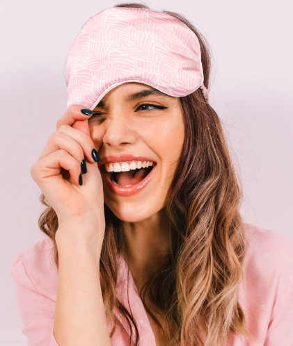 Five More Minutes Satin Eye Mask | Cat Nap