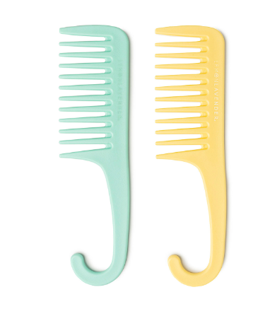 Knot Today Shower Comb | Yellow Combo