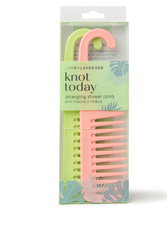 Knot Today Shower Comb | Green Combo