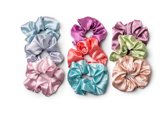 Mane Squeeze Satin Scrunchie Set | Medium Hues