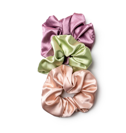 Mane Squeeze Satin Scrunchie Set | Medium Hues
