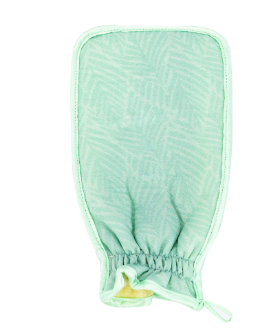 Scrub Baby Exfoliating Mitt | Aqua Leaves