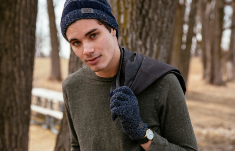 Men's Tech Friendly Gloves | Charcoal