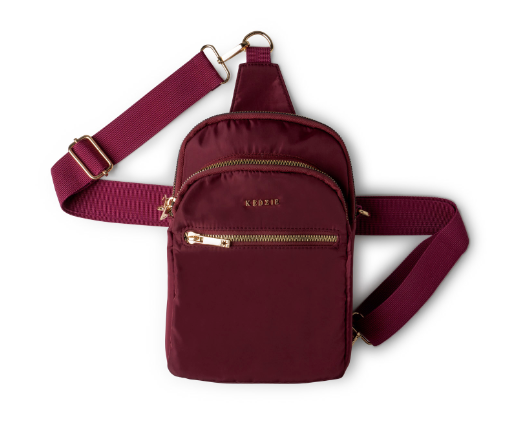 Burgundy Roadtrip Convertible Sling