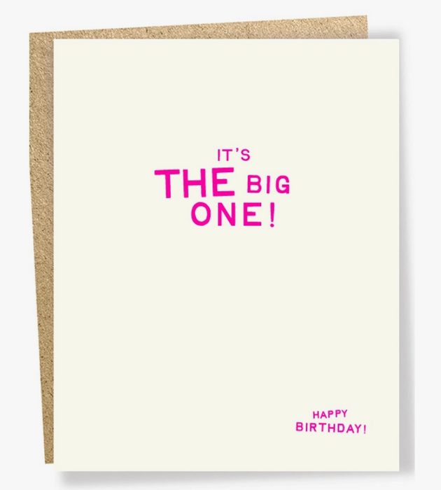It's the Big One Card