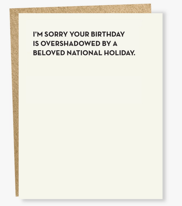 National Holiday Birthday Card