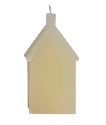 5" Cream House Candle | Large