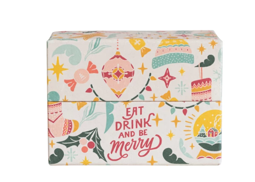Eat Drink and Be Merry Recipe Box