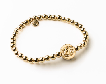 Zodiac Beaded Bracelet | Cancer