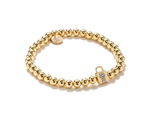 Key to Heart Beaded Bracelet