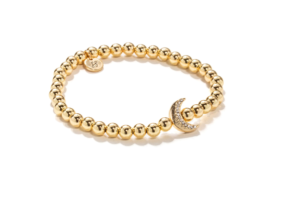 Moon Beaded Bracelet