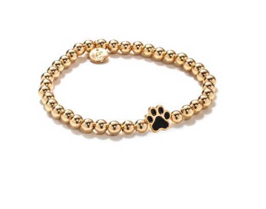 Pawprint Beaded Bracelet