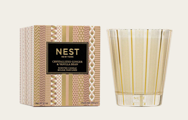 NEST Crystalized Ginger & Vanilla Bean Candle | Classic Candle