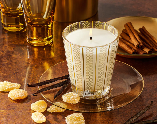 NEST Crystalized Ginger & Vanilla Bean Candle | Classic Candle