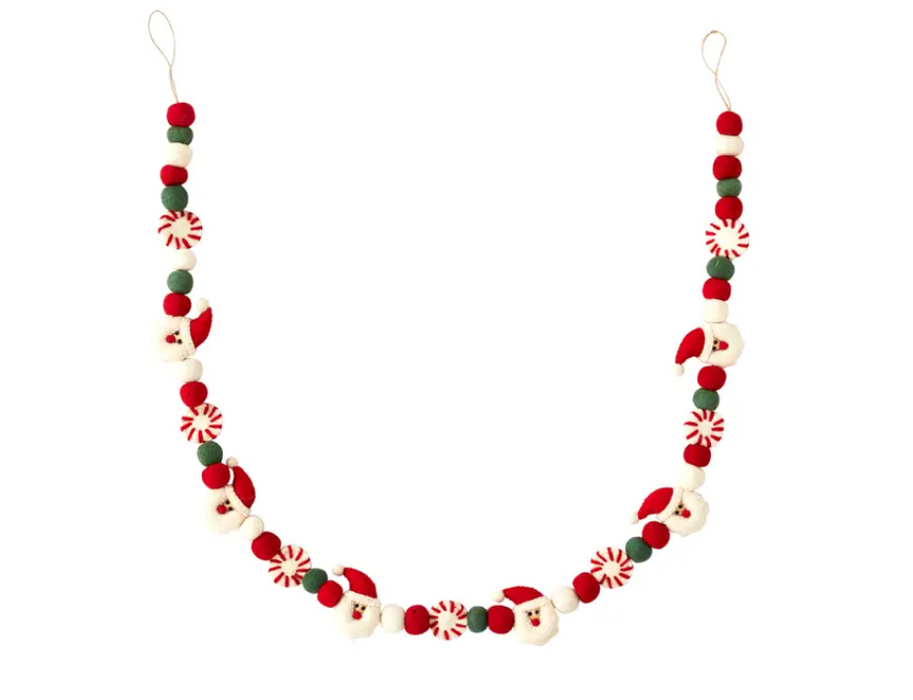 Santa Wool Garland