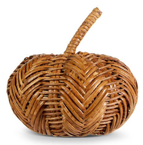 9" Wicker Pumpkin