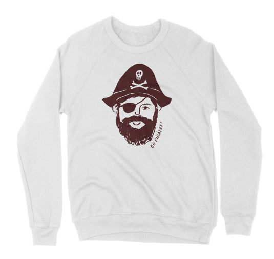 RRECPTA Ash Gray Pirate Sweatshirt
