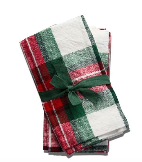 Festive Plaid Napkin (Set of 4)