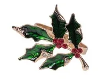 Holly Napkin Ring (Set of 4)