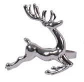 Running Reindeer Napkin Ring (Set of 4)