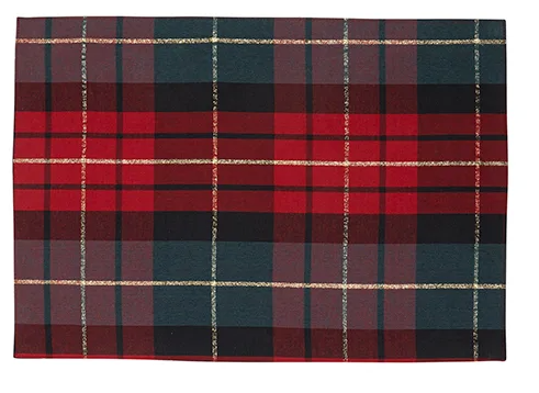 Traditional Forest Check Placemat