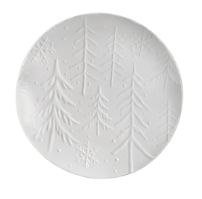 Round Winter Forest Platter