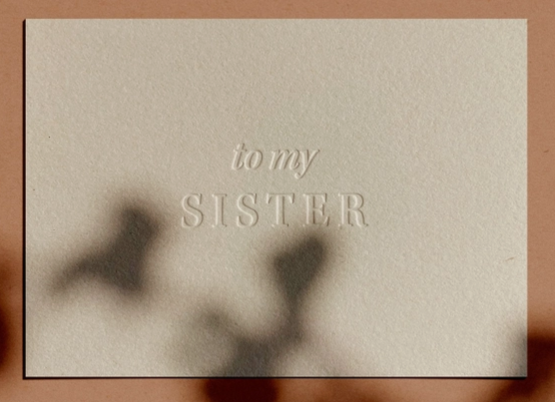 To My Sister Card
