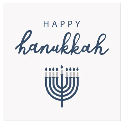 Happy Hannukah Cocktail Napkins