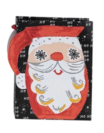 Santa Face Gift Bag | Medium