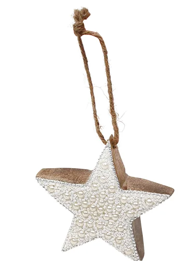 Pearl Star Ornament