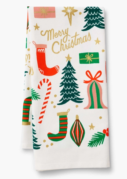 Holiday Tea Towel | Deck the Halls