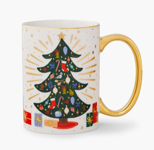 Holiday Tree Porcelain Mug