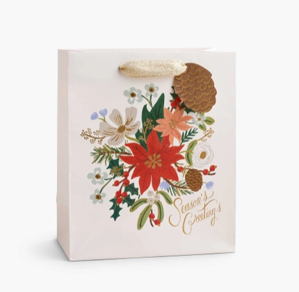 Holiday Bouquet Gift Bag | Medium